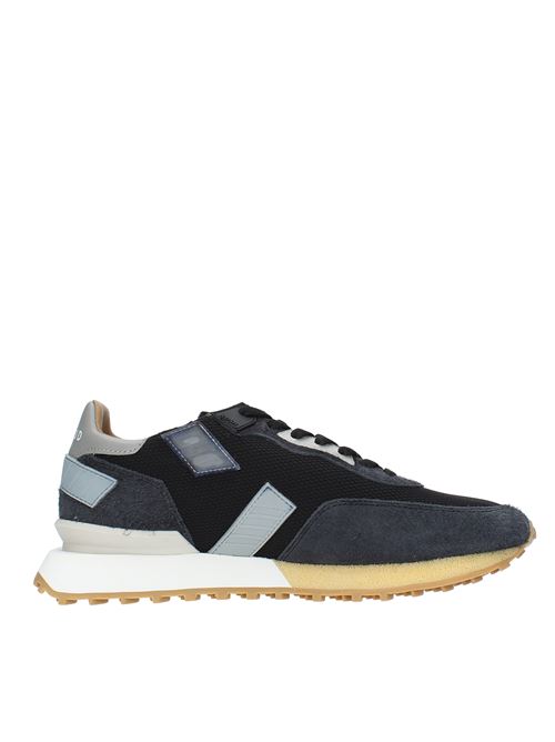 Sneakers modello RUSH GROOVE in camoscio e tessuto GHOUD | RGLM MS22NERO